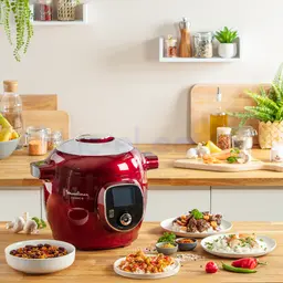 Multicuiseur Cookeo+ 180 recettes Rouge