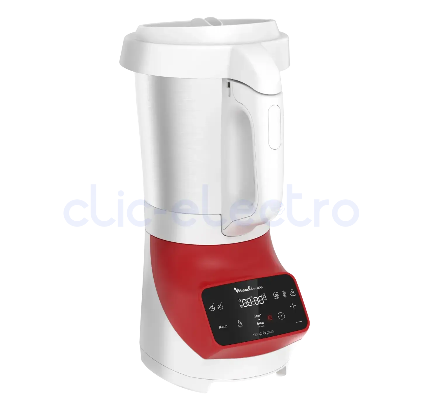 Soup&plus rouge BLENDER CHAUFFANT – MOULINEX