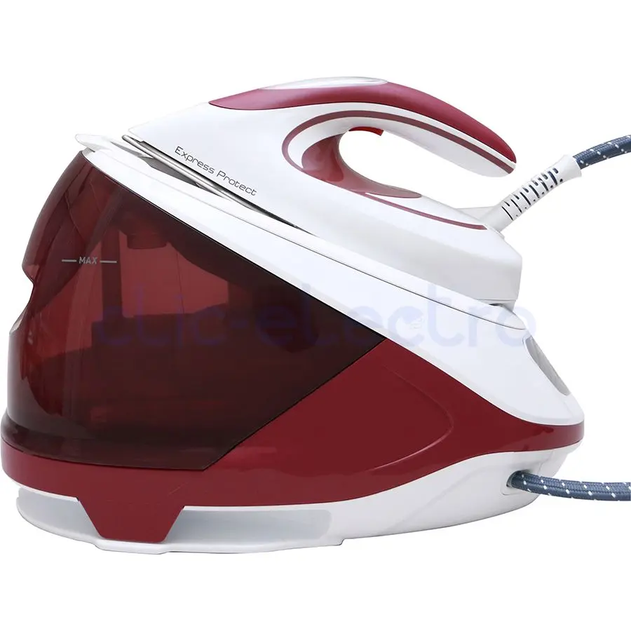 CENTRALE VAPEUR 2800W EXPRESS PROTECT 7.5 BARS ROUGE 130G 530 G PRESSING – CALOR