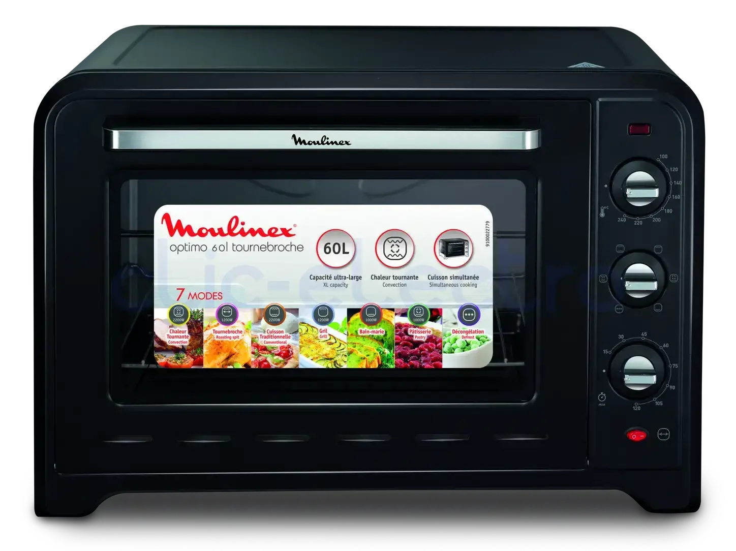 FOUR OPTIMO 60L NOIR – MOULINEX